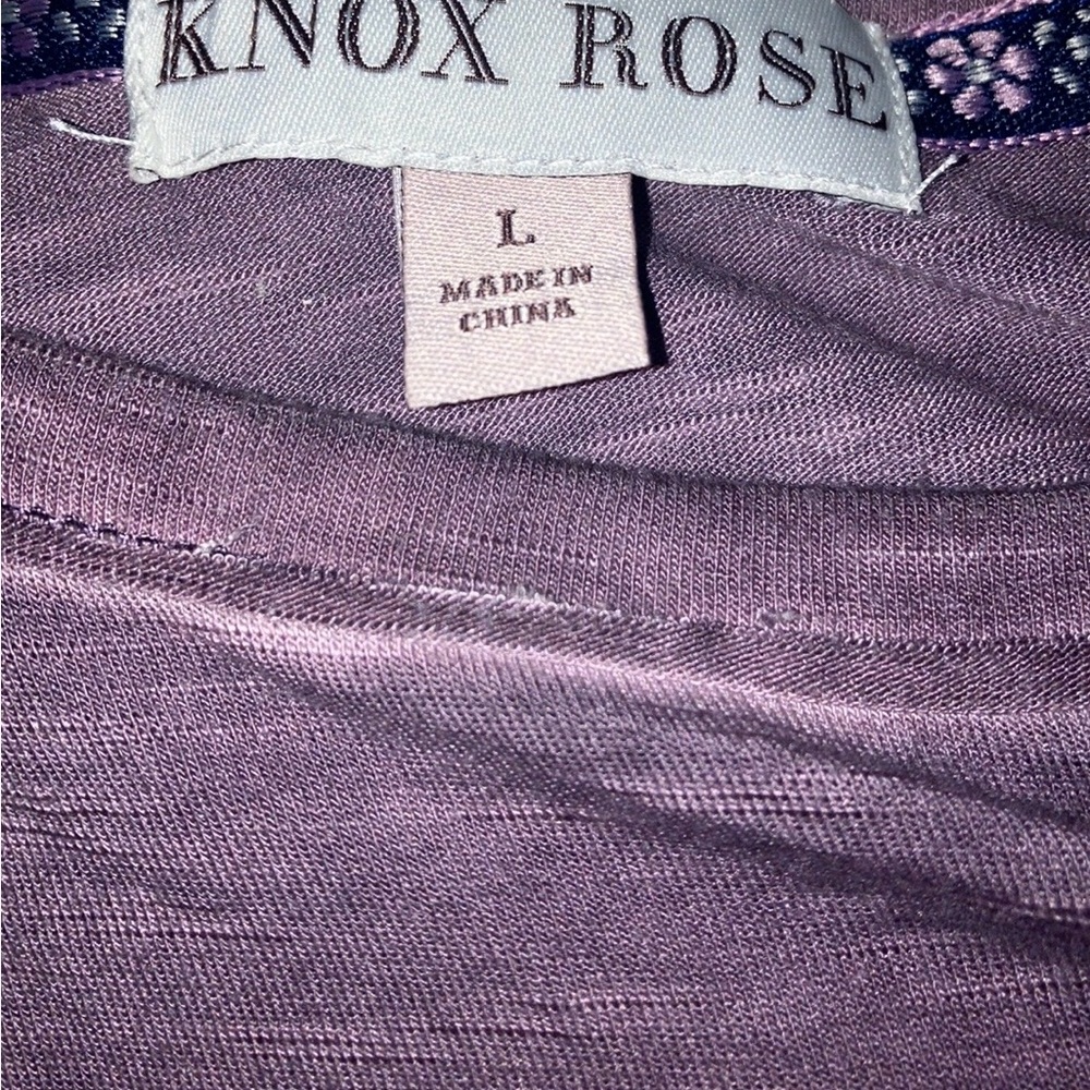 Knox Rose Purple Top